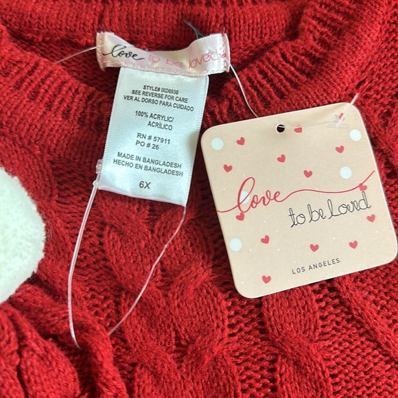 Love to be Loved Cable Knit Christmas Sweater - Picture 3 of 3
